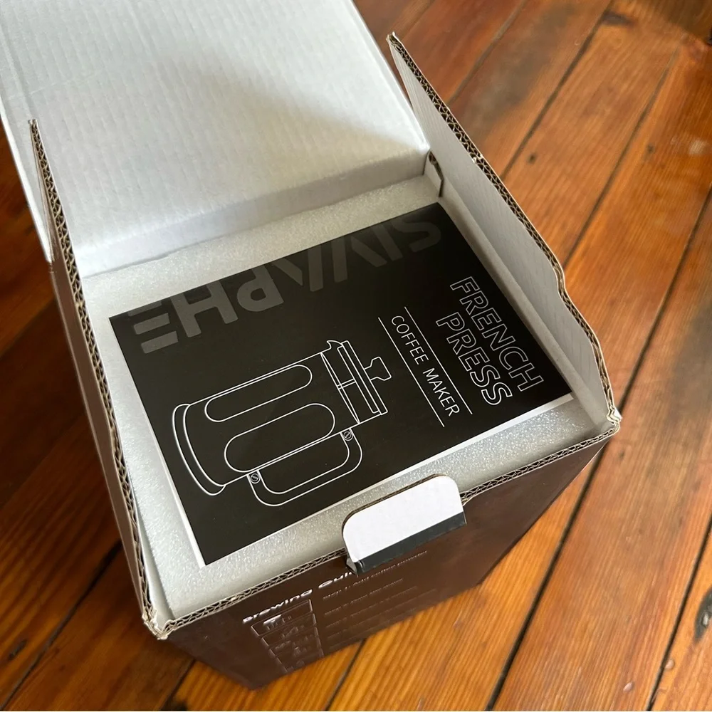 NEW Sivaphe No-Plastic French Press Coffee Maker 34 oz